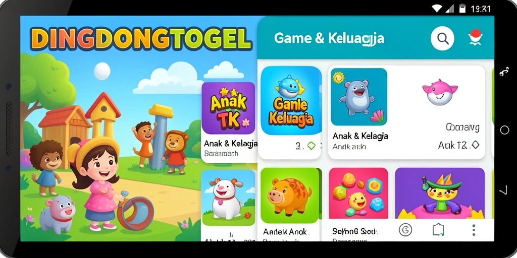Antarmuka DINGDONGTOGEL yang menarik dan mendidik untuk anak-anak.