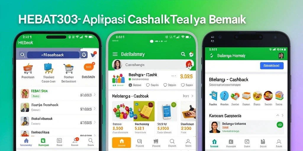Tampilan antarmuka aplikasi HEBAT303 untuk cashback praktis dan menarik.