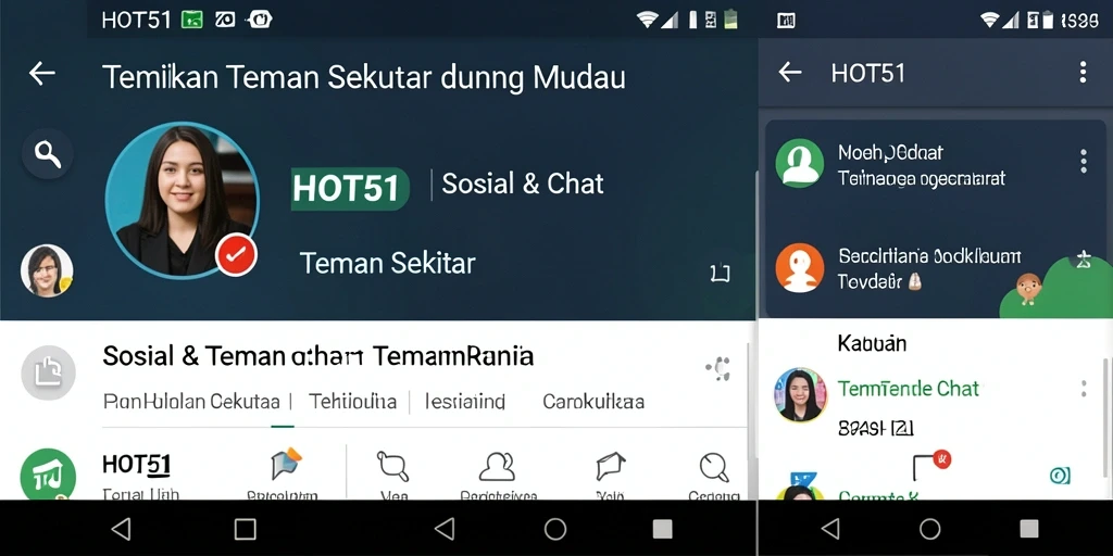 Tampilan antarmuka HOT51 yang intuitif dan menarik.
