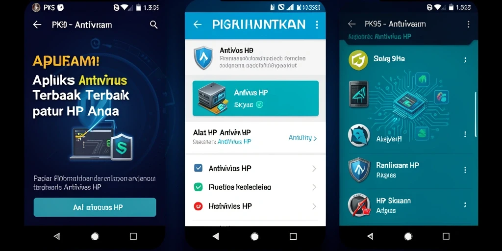 Screenshot aplikasi PK95 menunjukkan antarmuka user-friendly dan fungsi pemindaian.