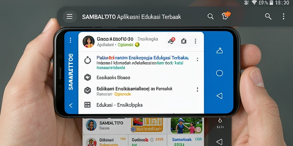 Tampilan antarmuka SAMBALTOTO yang menampilkan berbagai informasi edukatif.