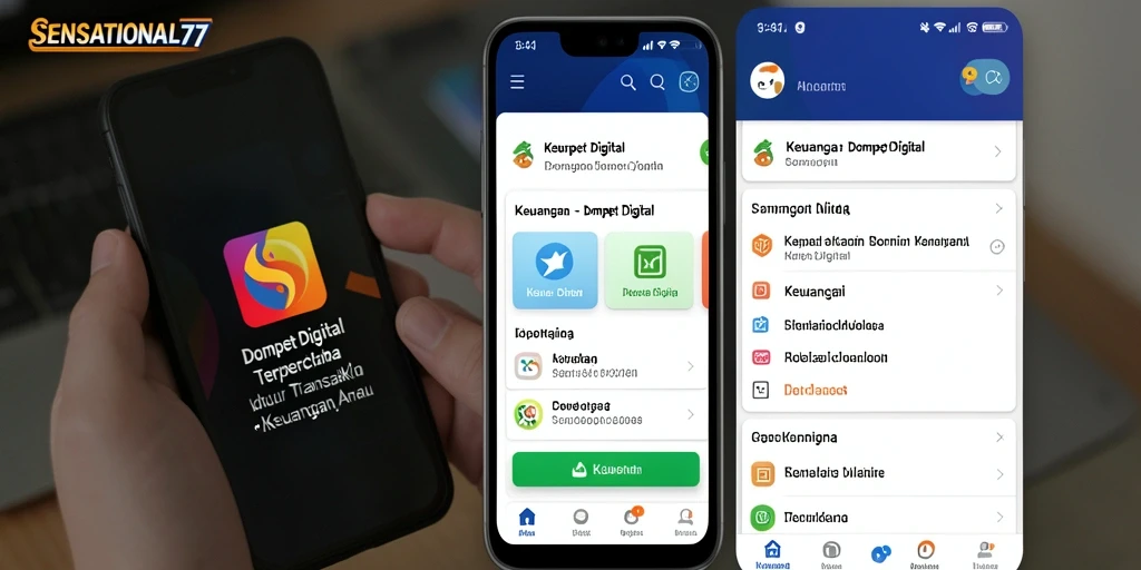 Tampilan antarmuka SENSATIONAL77 yang modern dan functional.